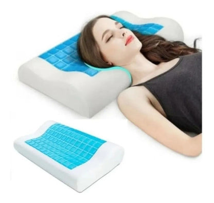 Almohada Oasis Gel: Almohada Ortopédica Viscoelastica Con Gel